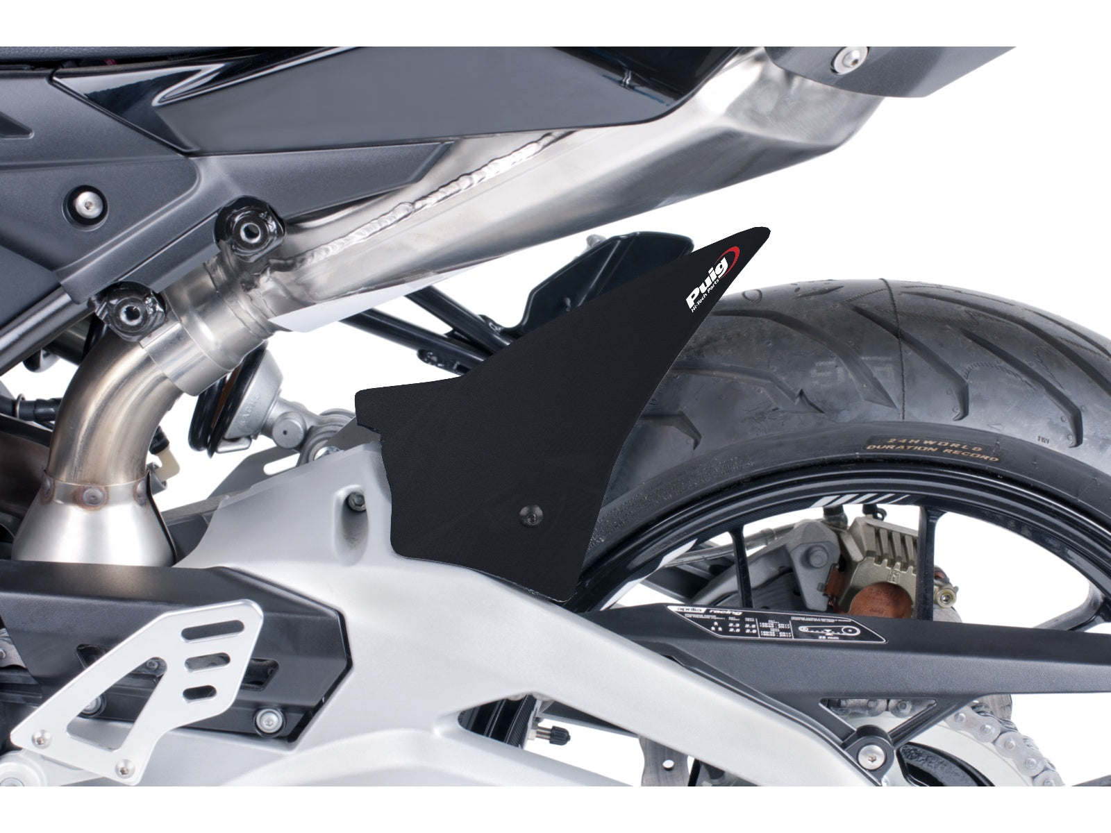 Puig Hugger In Matt Black for Aprilia Shiver 750 (07-16)