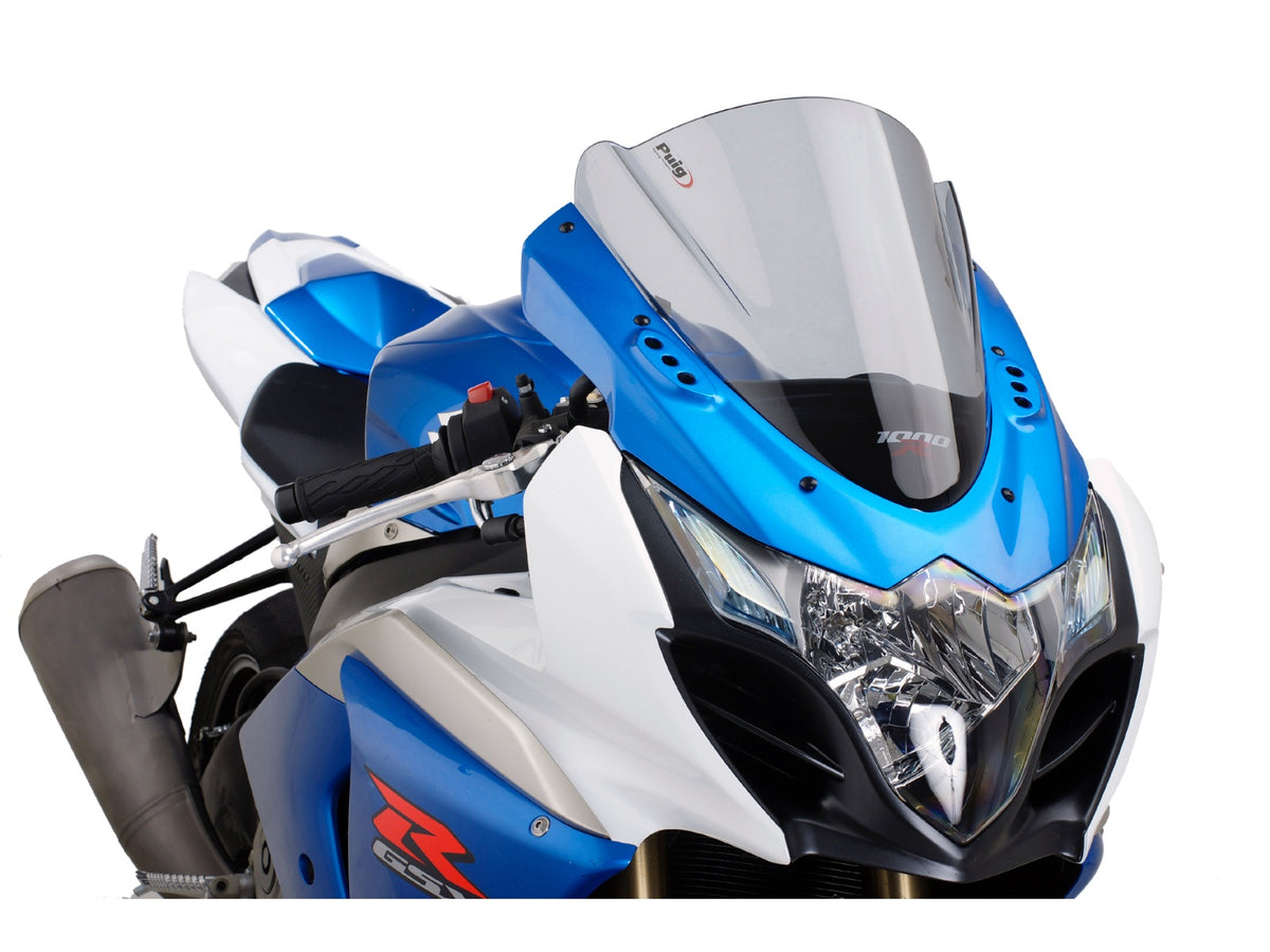 Puig Z-Racing Screen In Clear for Suzuki GSX R 1000 (09-16)