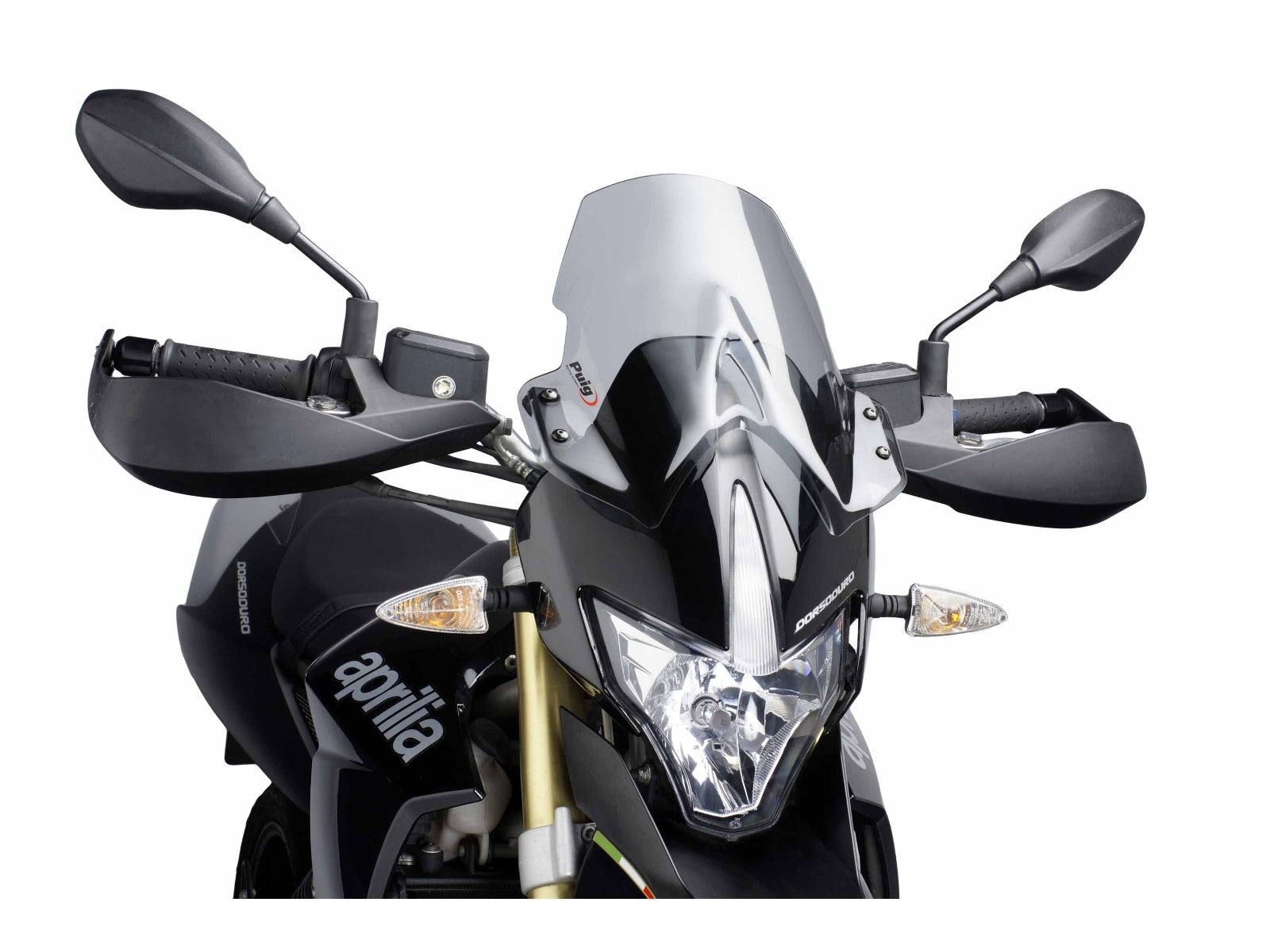 Puig New Generation Touring Screen In Light Smoke for Aprilia Dorsoduro 750 (08-16)