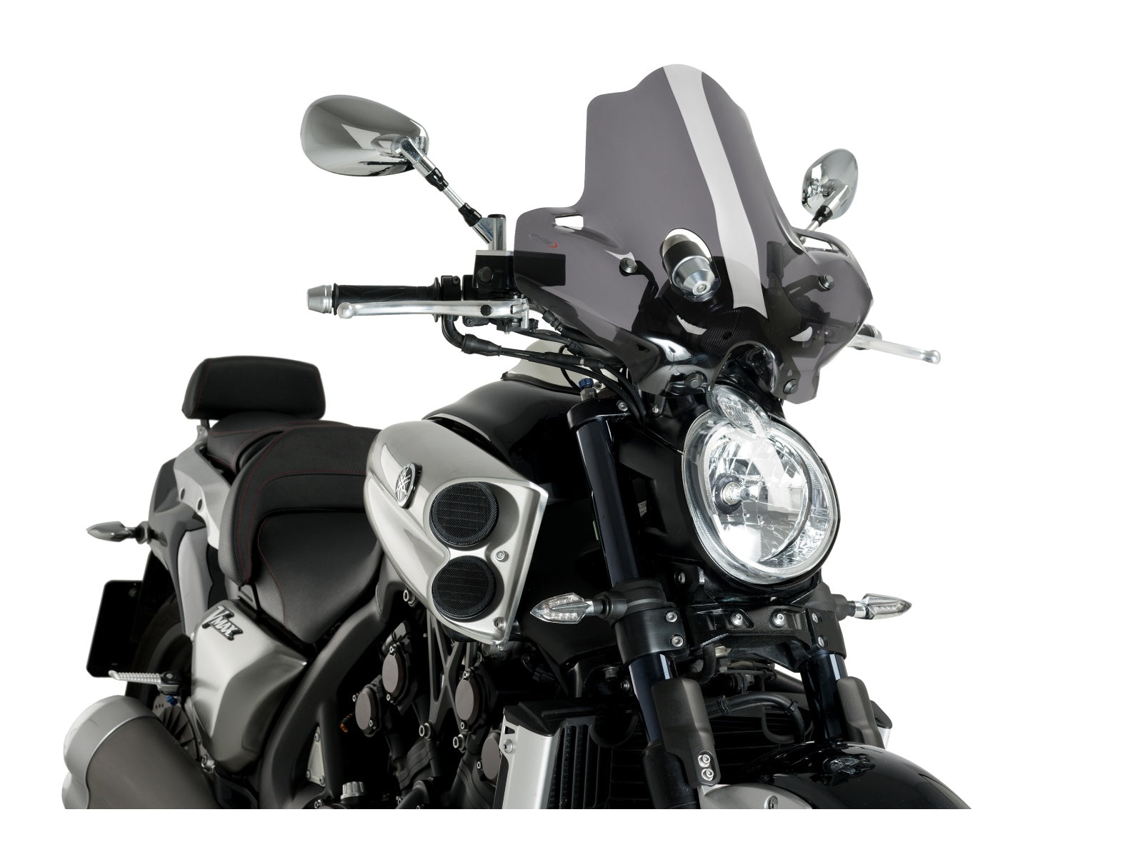 Puig New Generation Sport Screen In Dark Smoke for Yamaha VMax (09-16)
