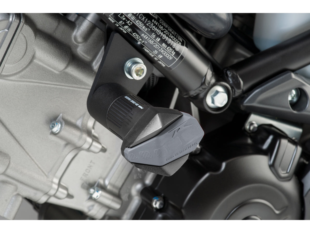 Puig R19 Frame Sliders In Black for Suzuki SV 650 X (18-24) Main image