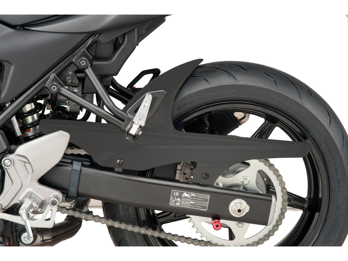Puig Hugger In Matt Black for Suzuki SV 650 (16-25) Main image