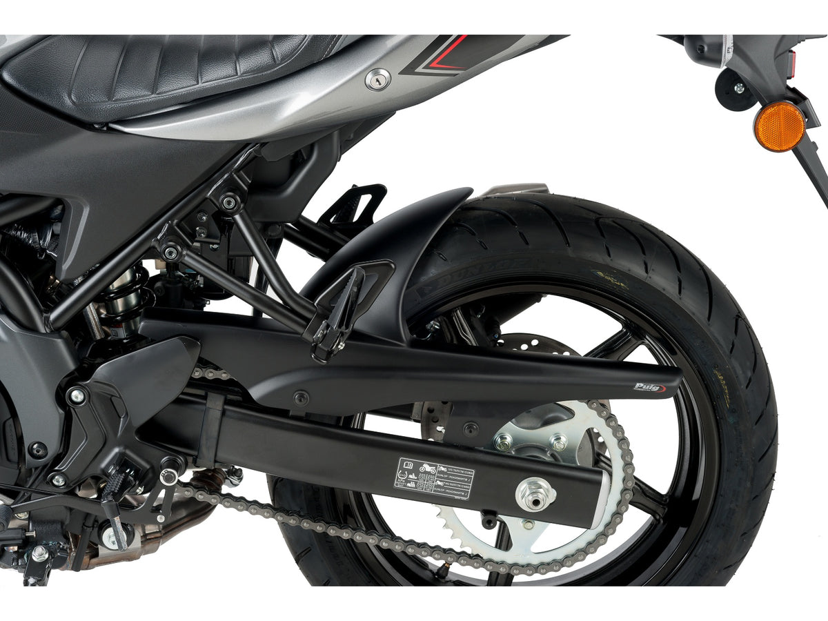 Puig Hugger In Matt Black for Suzuki SV 650 X (18-24)