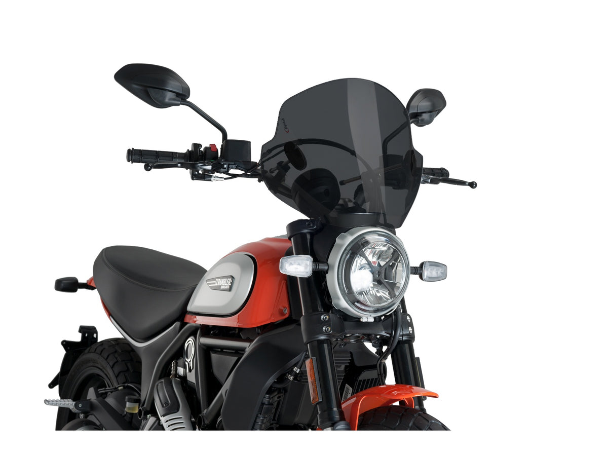 Puig Trend Screen In Light Smoke for Ducati Scrambler Icon (15-22)