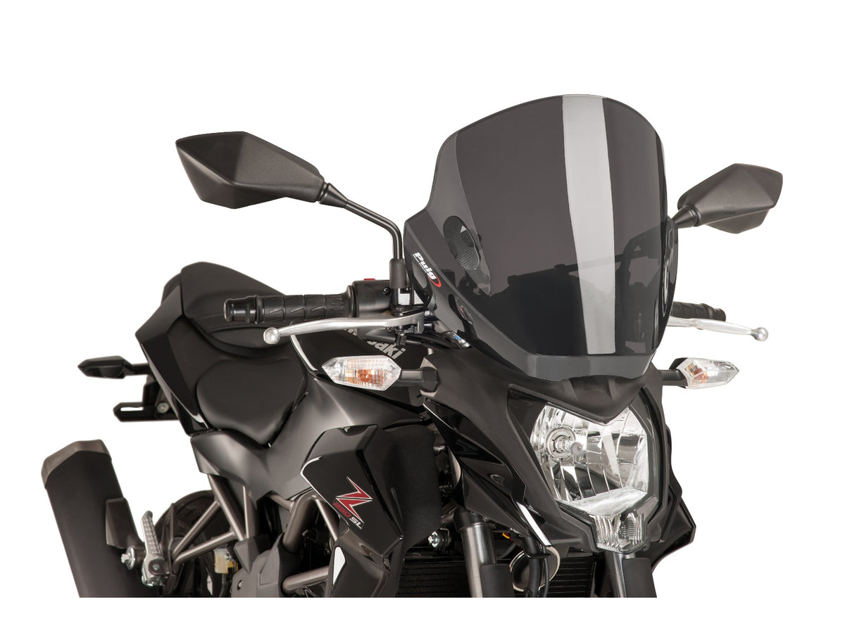 Puig Trend Screen In Light Smoke for Kawasaki Z250 SL (15-16)
