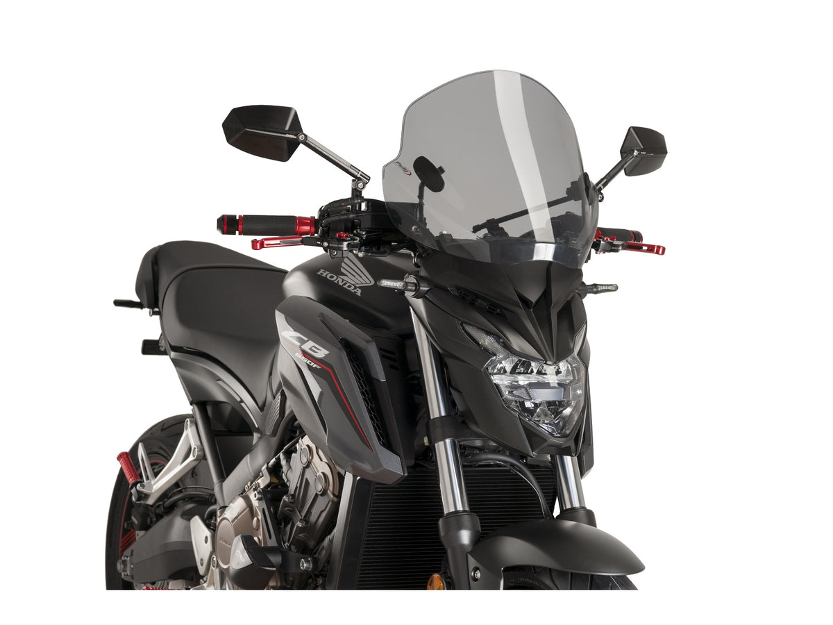 Puig Trend Screen In Light Smoke for Honda CB650 F (14-18) Main image