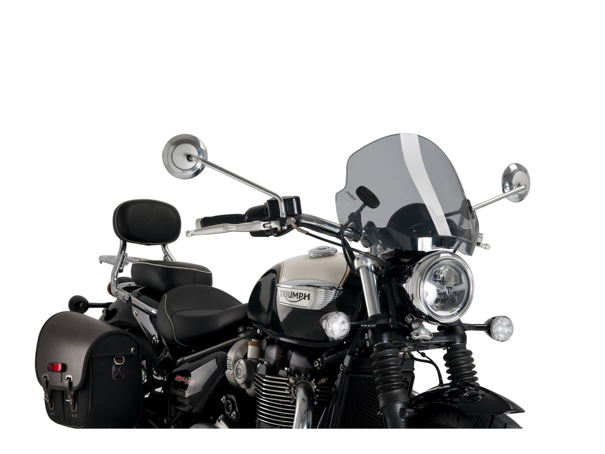 Puig Trend Screen In Light Smoke for Triumph Bonneville Speedmaster (18-25) Main image