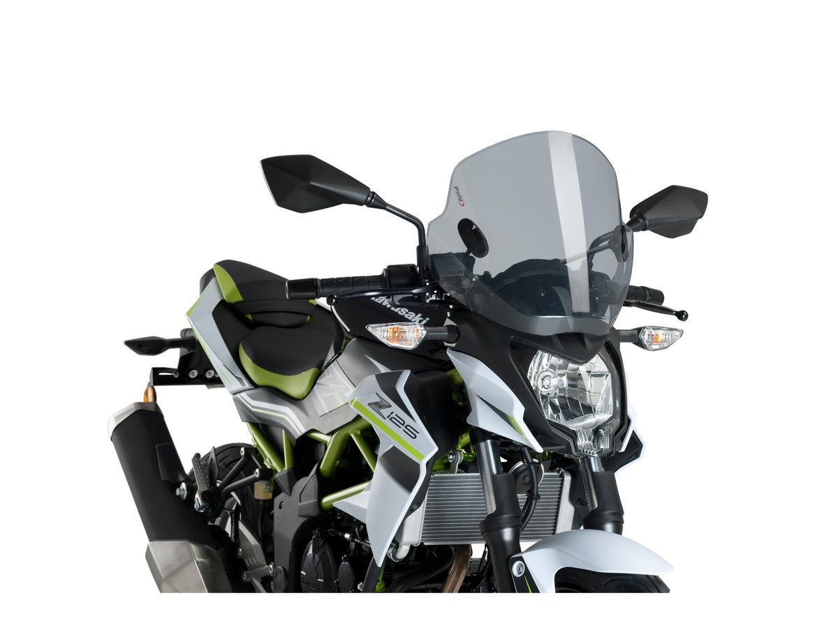 Puig Trend Screen In Light Smoke for Kawasaki Z125 (19-24)