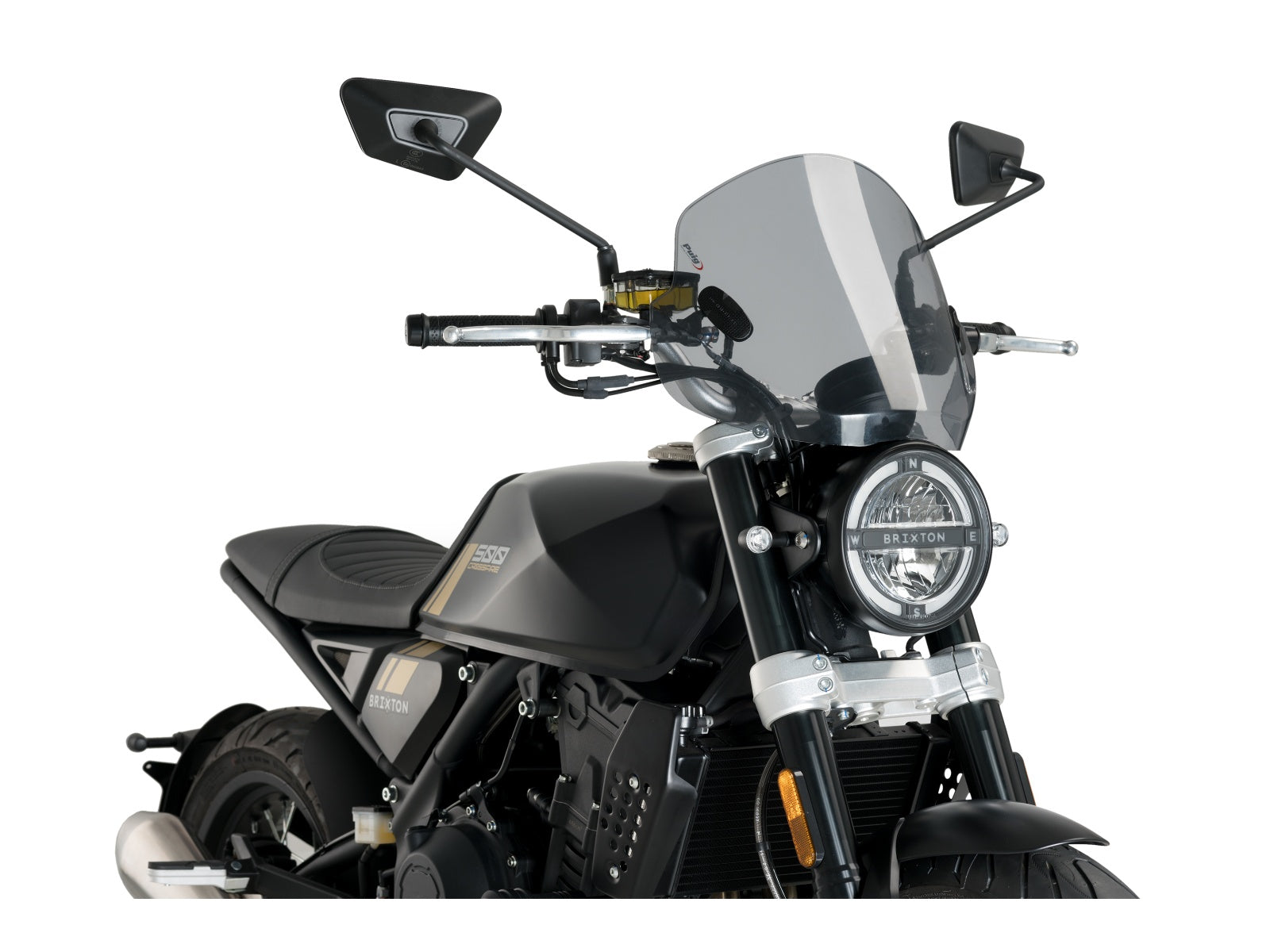Puig Trend Screen In Light Smoke for Brixton Crossfire 500 X (20-25)
