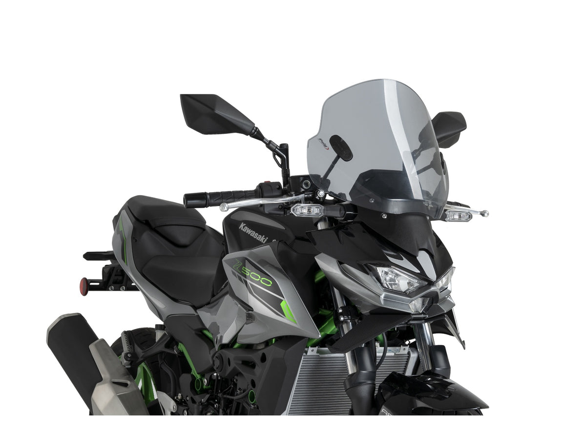 Puig Trend Screen In Light Smoke for Kawasaki Z500 SE (24-25) Main image