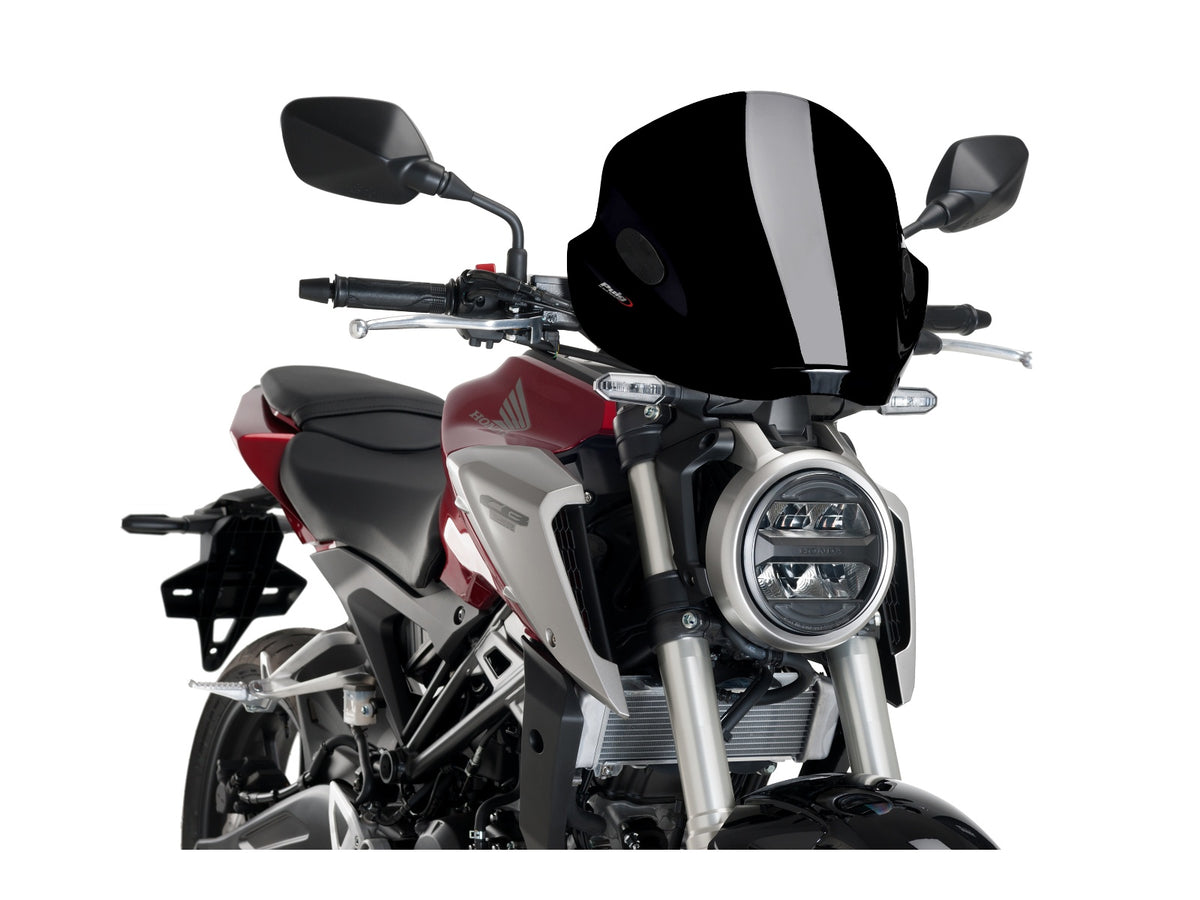 Puig Trend Screen In Light Smoke for Honda CB125 R Neo Sports Cafe (18-25)