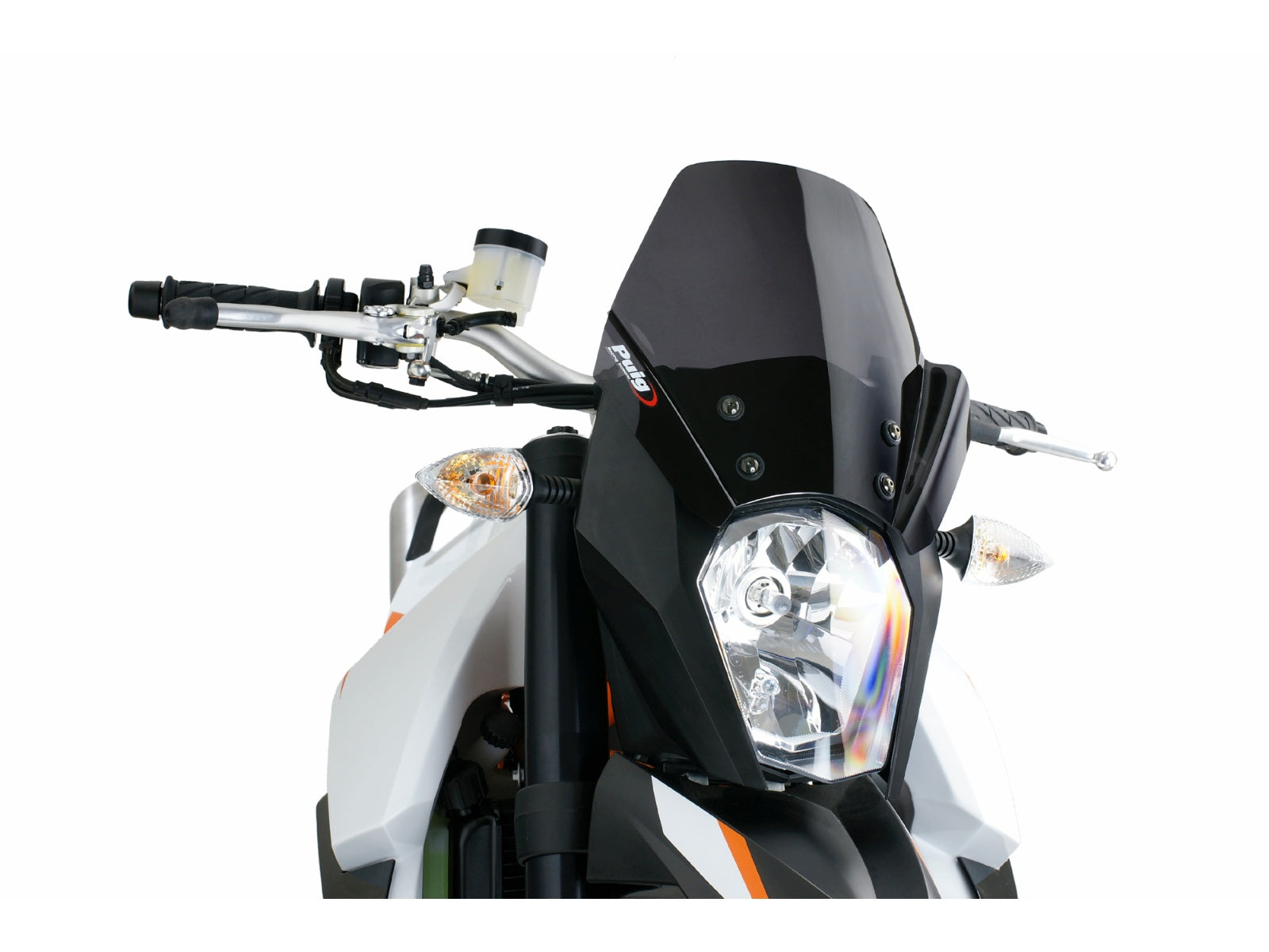 Puig New Generation Sport Screen In Dark Smoke for KTM 990 Supermoto ABS (11-13)