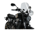 Puig Touring II Screen In Clear for Yamaha XSR 700 (16-25)