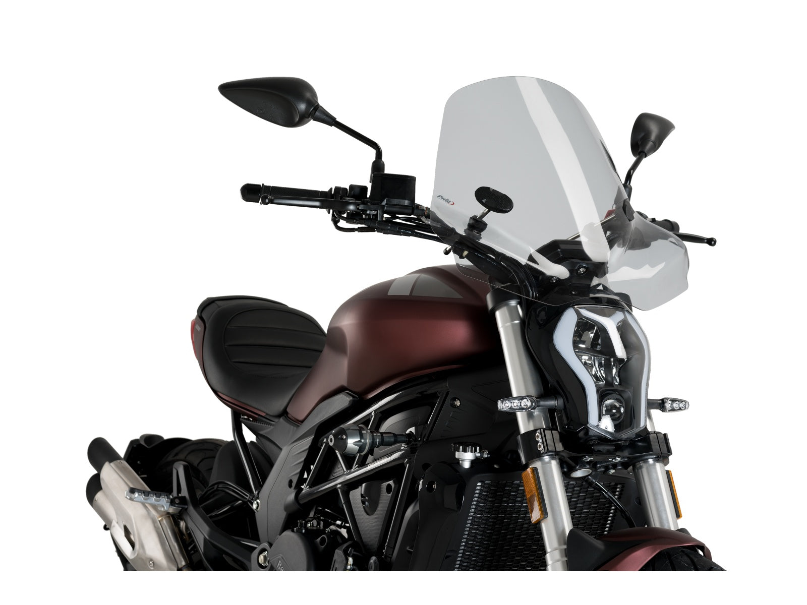 Puig Touring II Screen In Clear for Benelli 502 Cruiser (19-25)