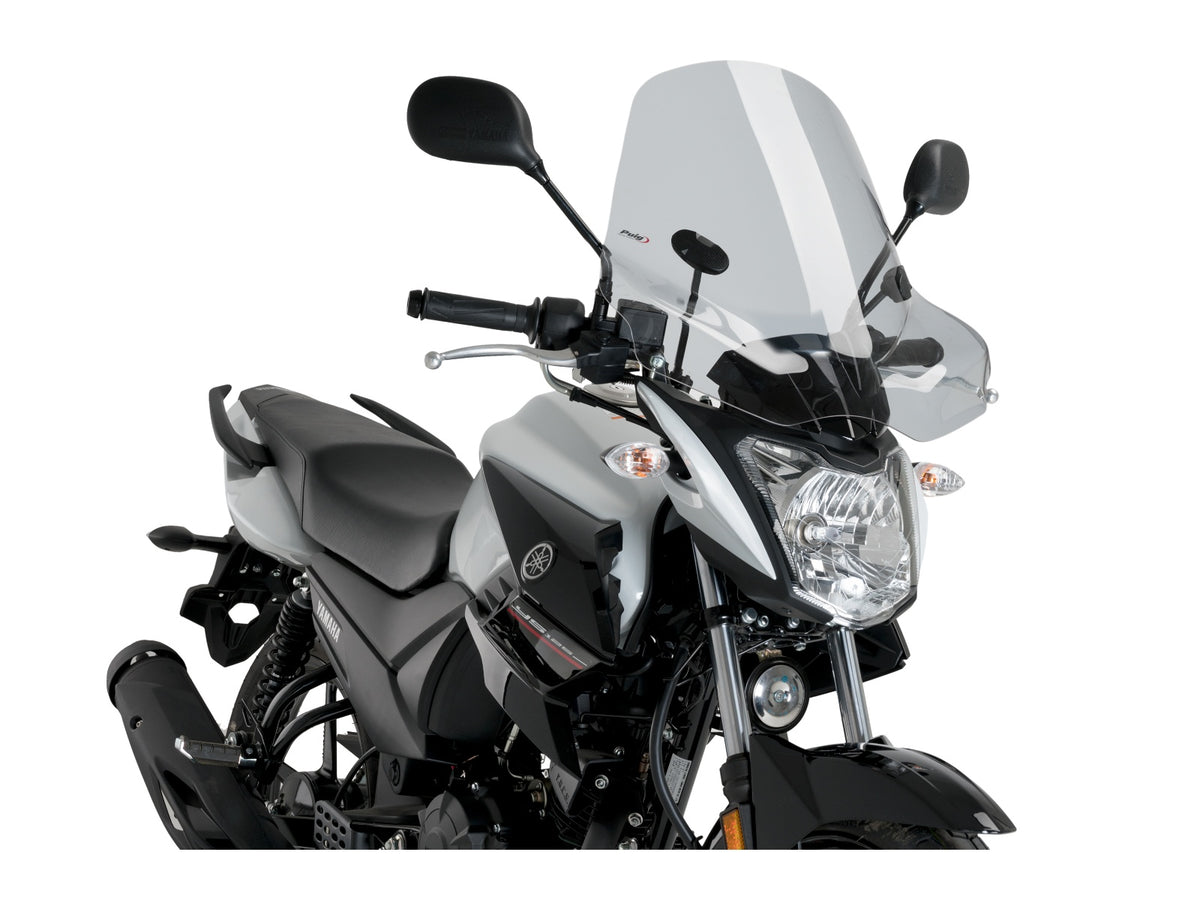 Puig Touring II Screen In Clear for Yamaha YS 125 (17-23) Main image