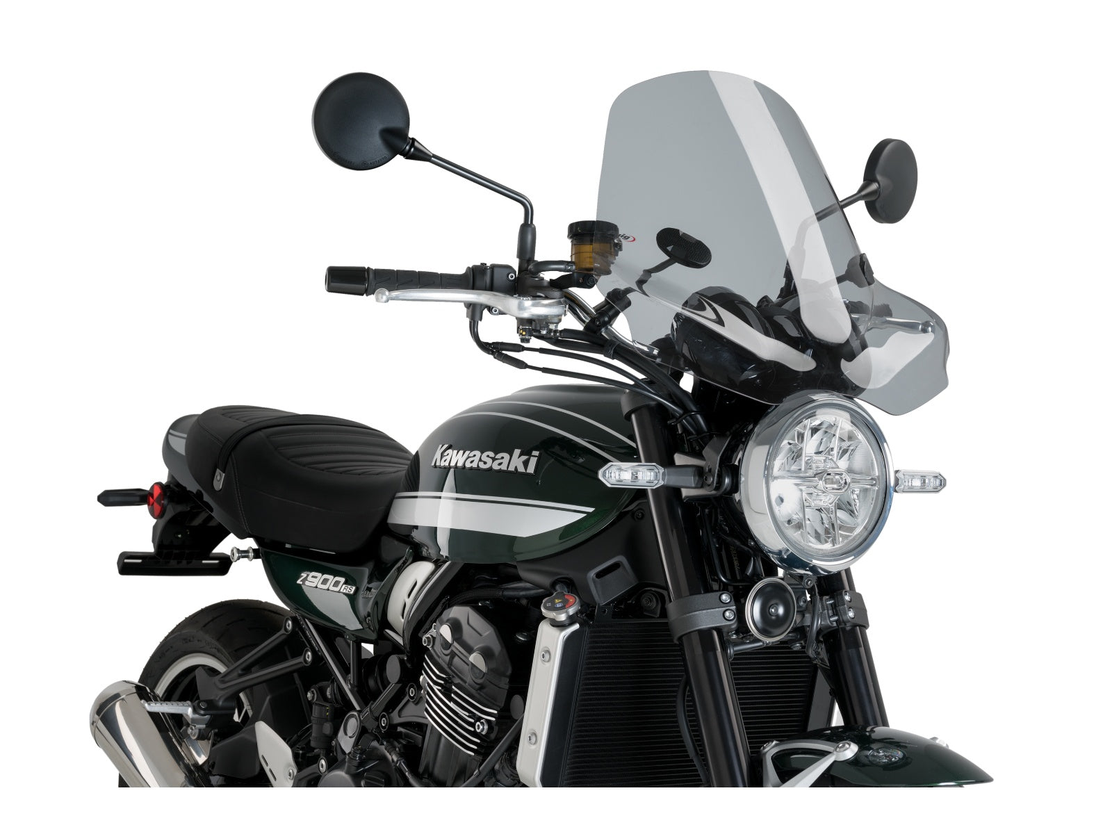 Puig Touring II Screen In Clear for Kawasaki Z900 RS SE (22-25)
