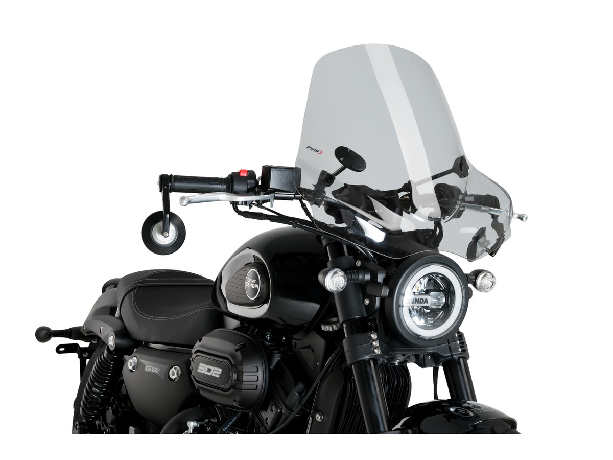 Puig Touring II Screen In Clear for Keeway V302C (22-25)