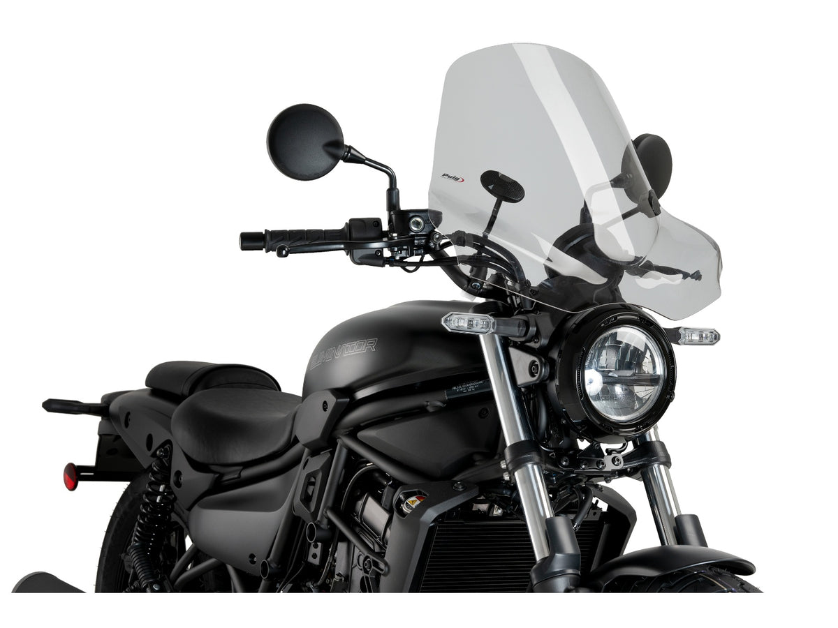 Puig Touring II Screen In Clear for Kawasaki Eliminator 500 (24-25) Main image