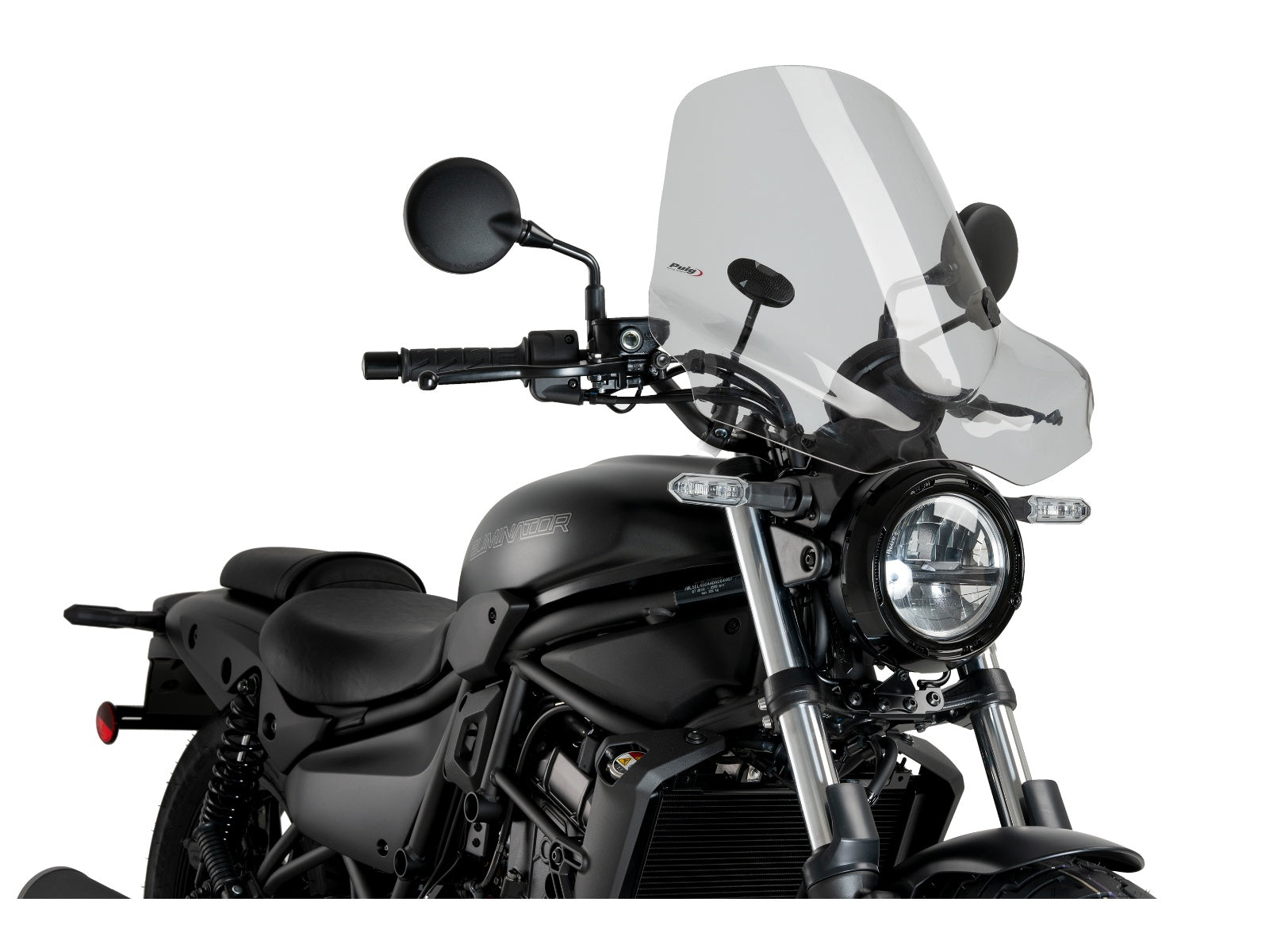 Puig Touring II Screen In Clear for Kawasaki Eliminator 500 (24-25)