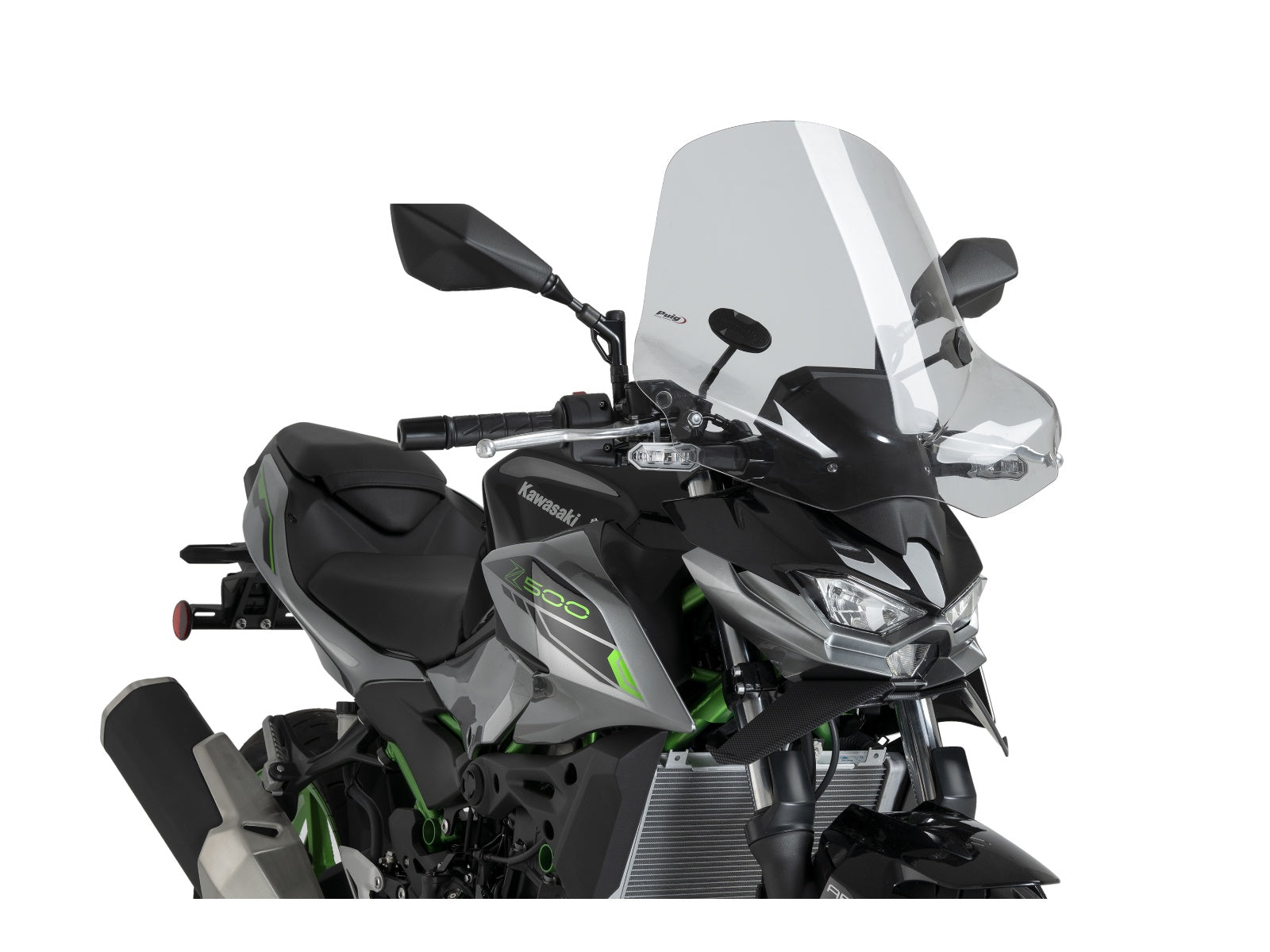 Puig Touring II Screen In Clear for Kawasaki Z500 SE (24-25)