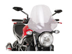 Puig Touring II Screen In Clear for Suzuki SV 650 (16-25)