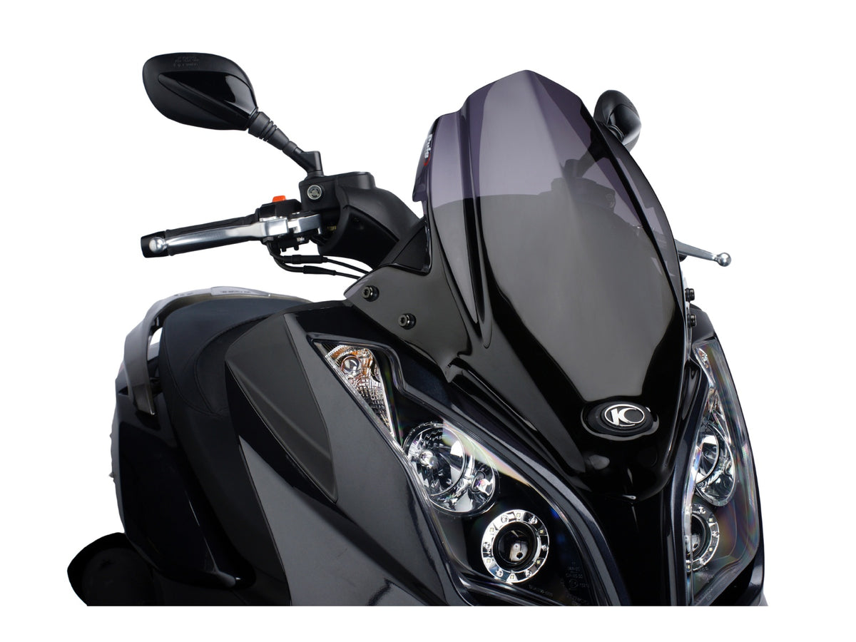 Puig V-Tech Line Sport Screen In Clear for Kymco Downtown 300i (10-23)