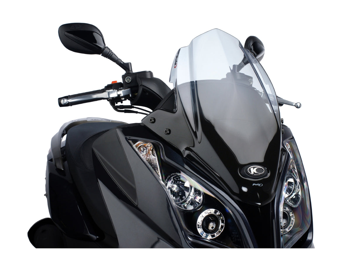 Puig V-Tech Line Sport Screen In Clear for Kymco Super Dink 300i (09-17)