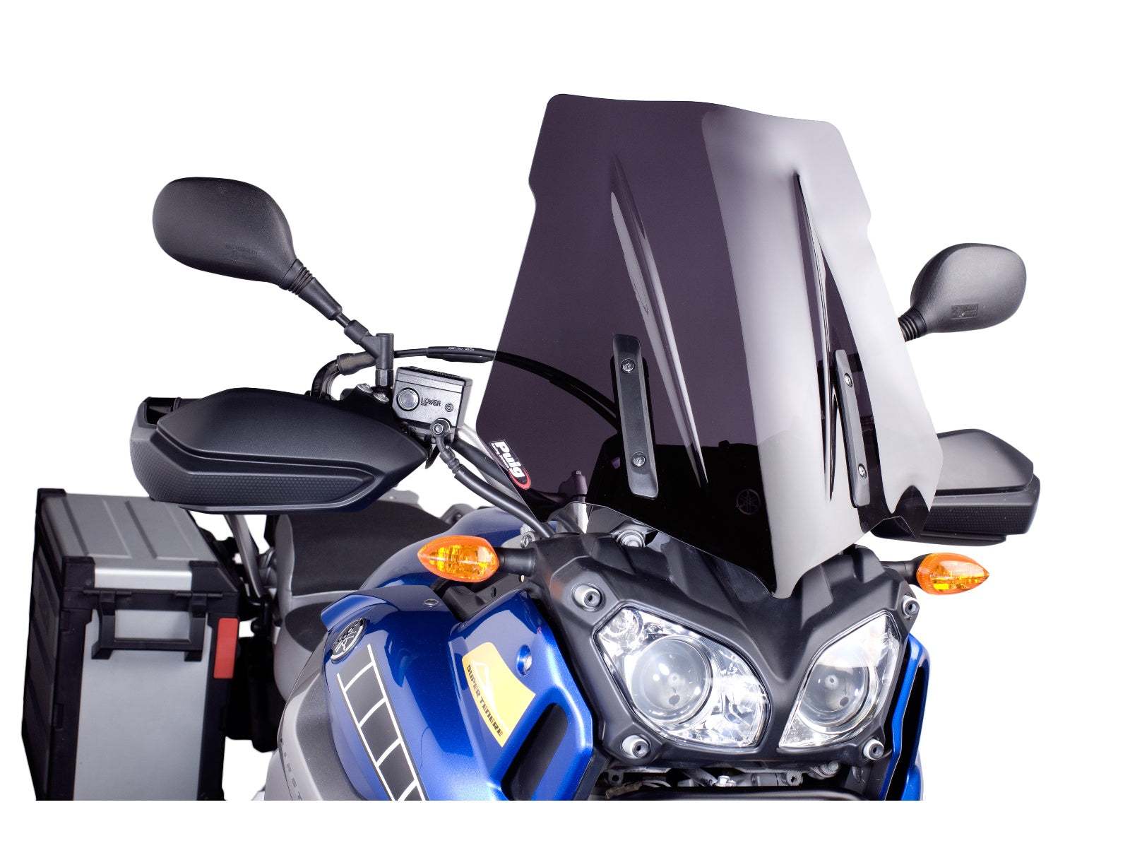 Puig Touring Screen In Dark Smoke for Yamaha XT 1200 Z Super Tenere (10-13)