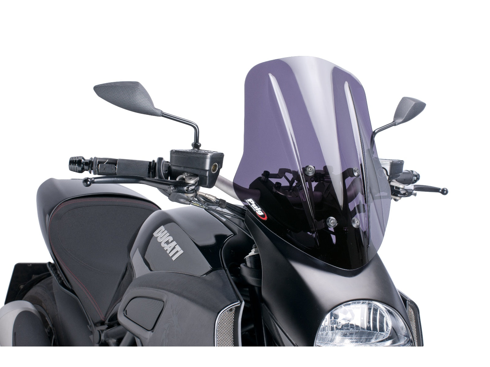 Puig New Generation Touring Screen In Clear for Ducati Diavel 1200 (11-13)