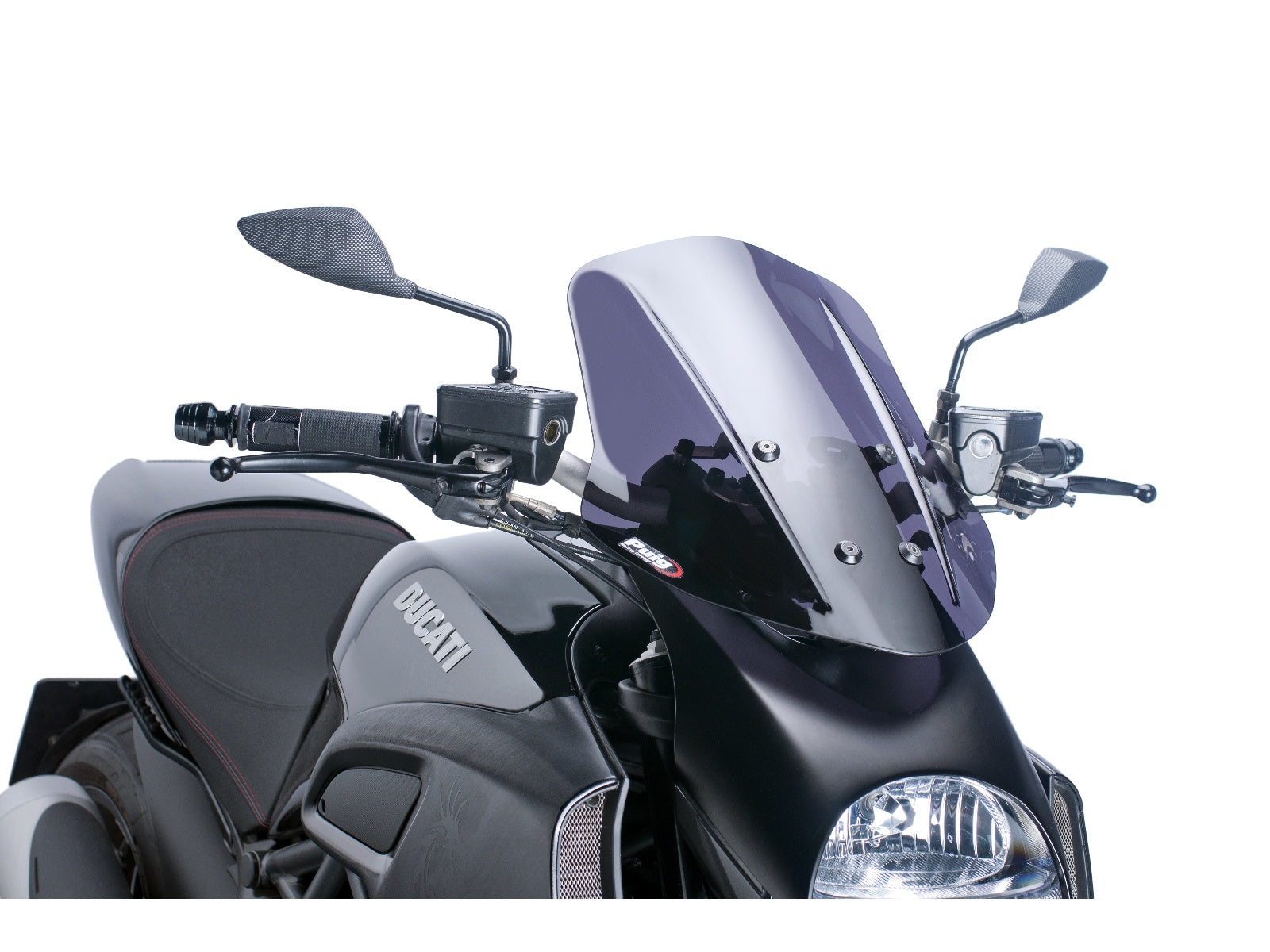Puig New Generation Touring Screen In Clear for Ducati Diavel 1200 (11-13)
