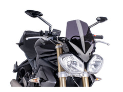 Puig New Generation Sport Screen In Clear for Triumph Street Triple (13-14)