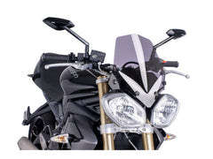 Puig New Generation Sport Screen In Clear for Triumph Street Triple (13-14)