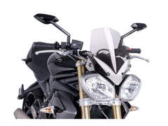 Puig New Generation Sport Screen In Clear for Triumph Street Triple (13-14)