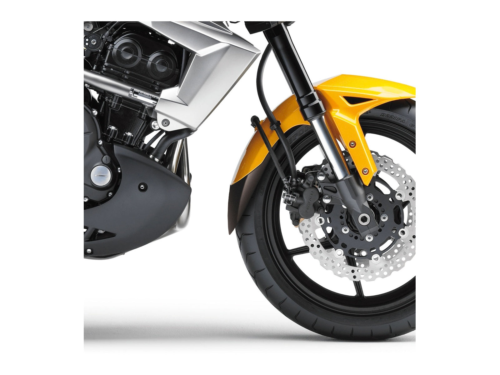Puig Front Mudguard Extender In Black for Kawasaki Versys 650 (07-09)