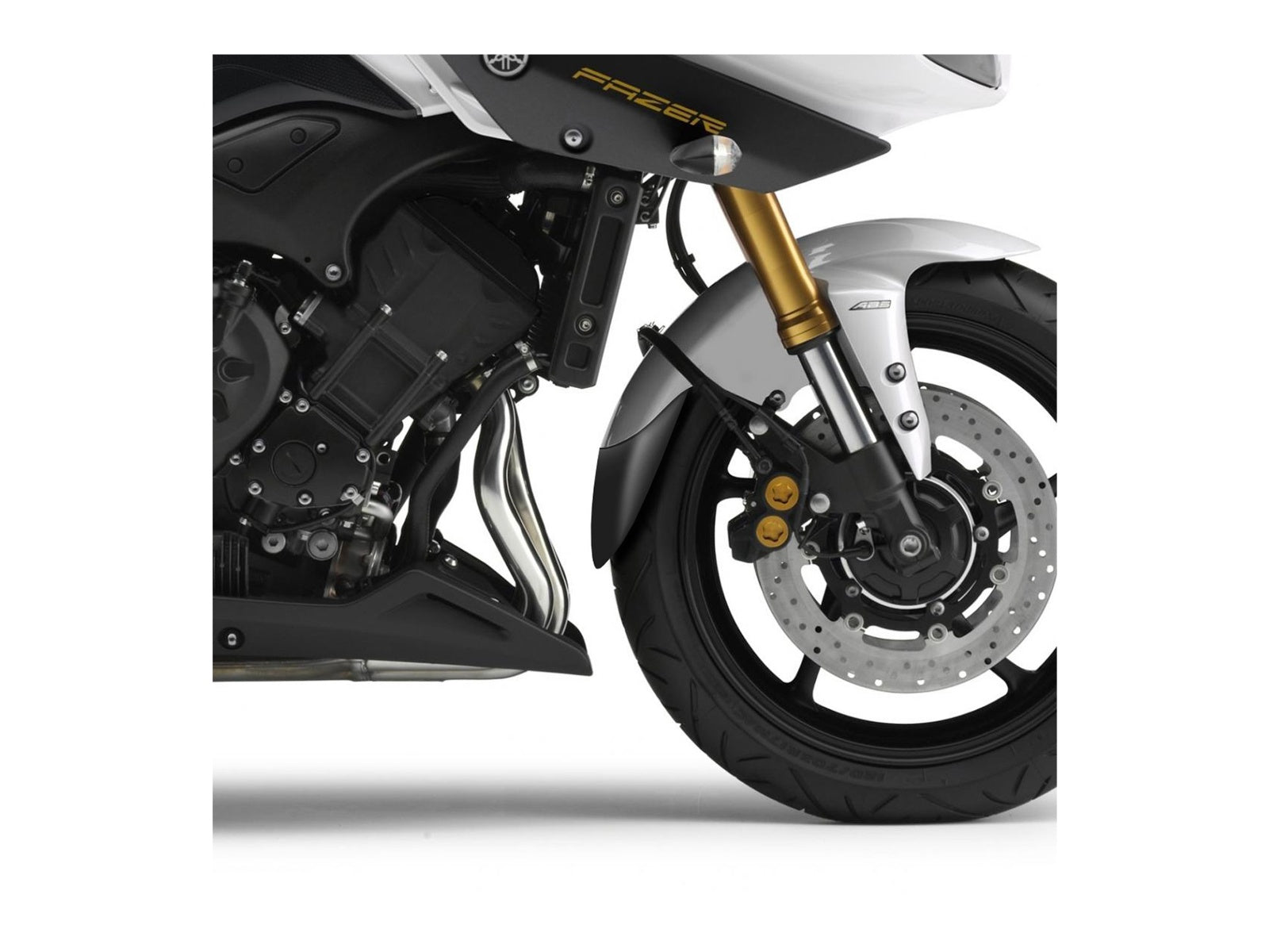 Puig Front Mudguard Extender In Black for Yamaha FZ6 Fazer (06-07)
