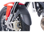Puig Front Mudguard Extender In Black for Aprilia Shiver 750 (07-16)
