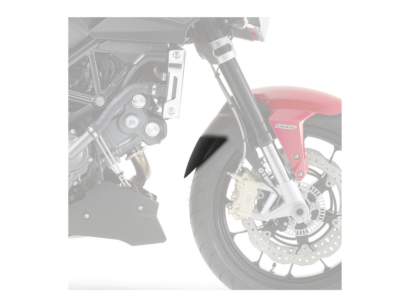 Puig Front Mudguard Extender for Aprilia Shiver 750 (07-16) Secondary image