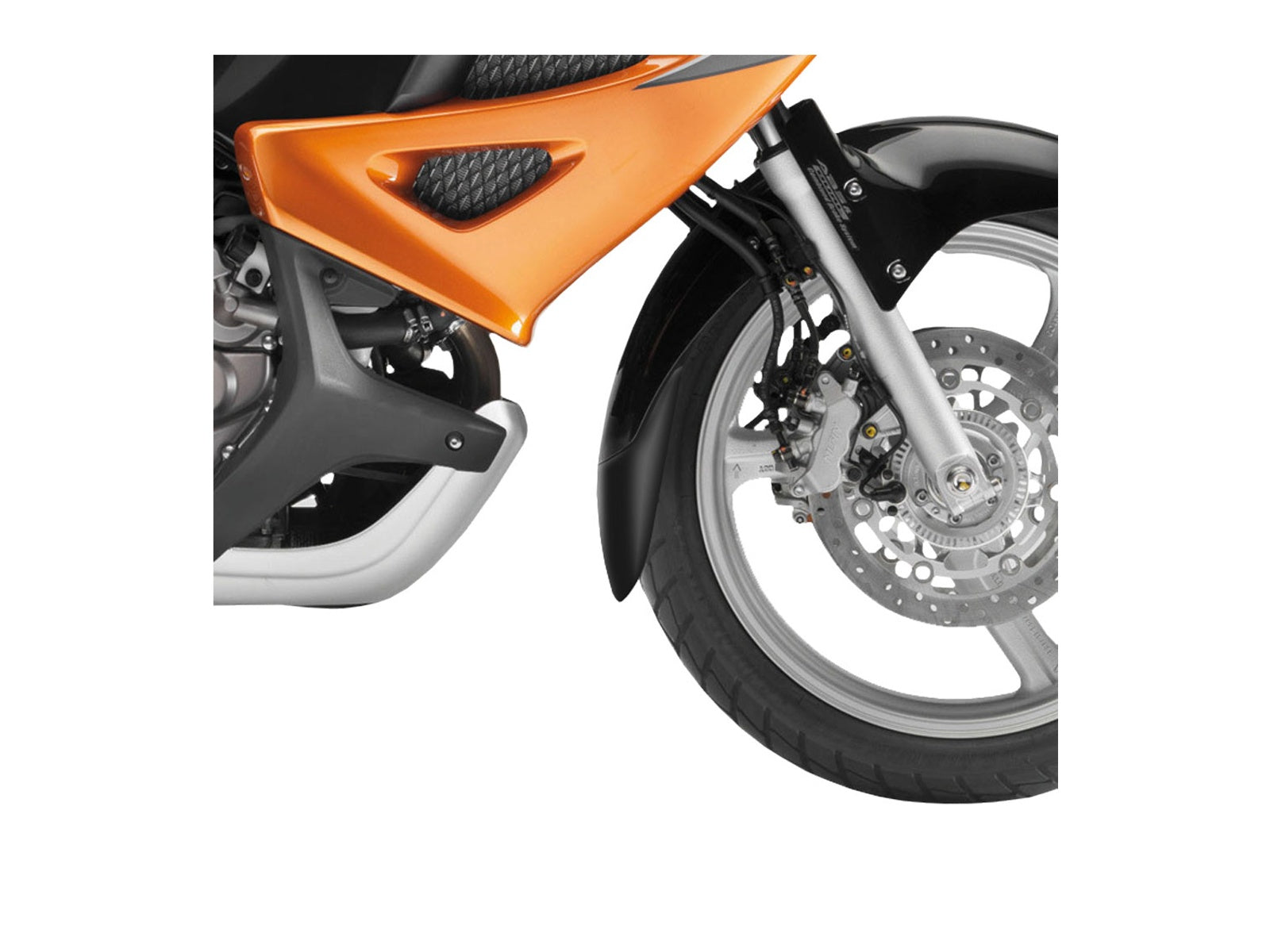 Puig Front Mudguard Extender In Black for Honda Varadero XL1000V (99-11)