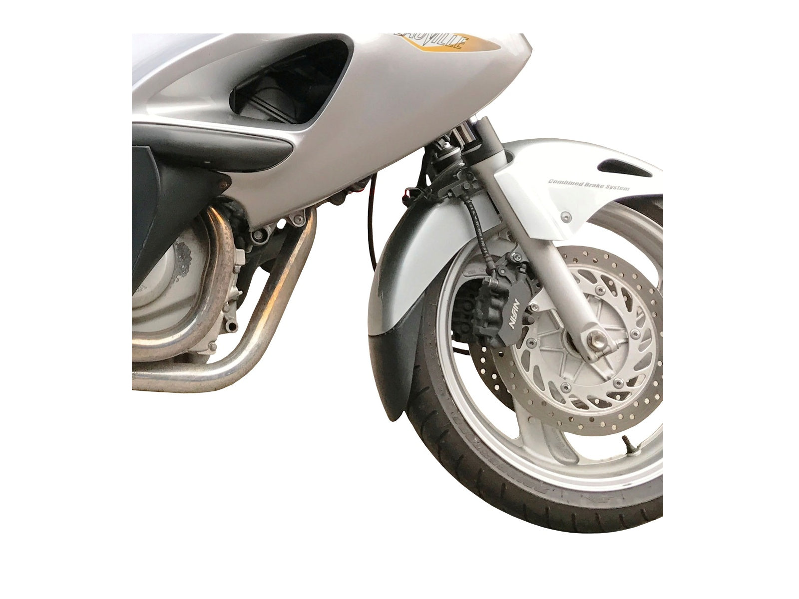 Puig Front Mudguard Extender In Black for Honda NT650V Deauville (98-05)