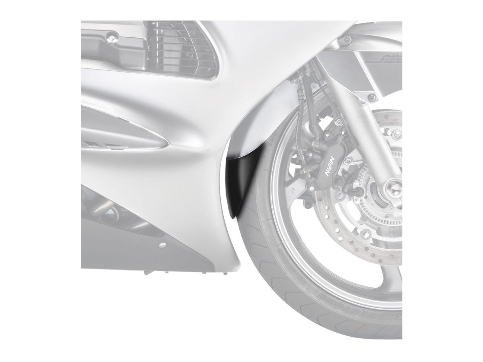 Puig Front Mudguard Extender In Black for Honda Pan European (02-13)