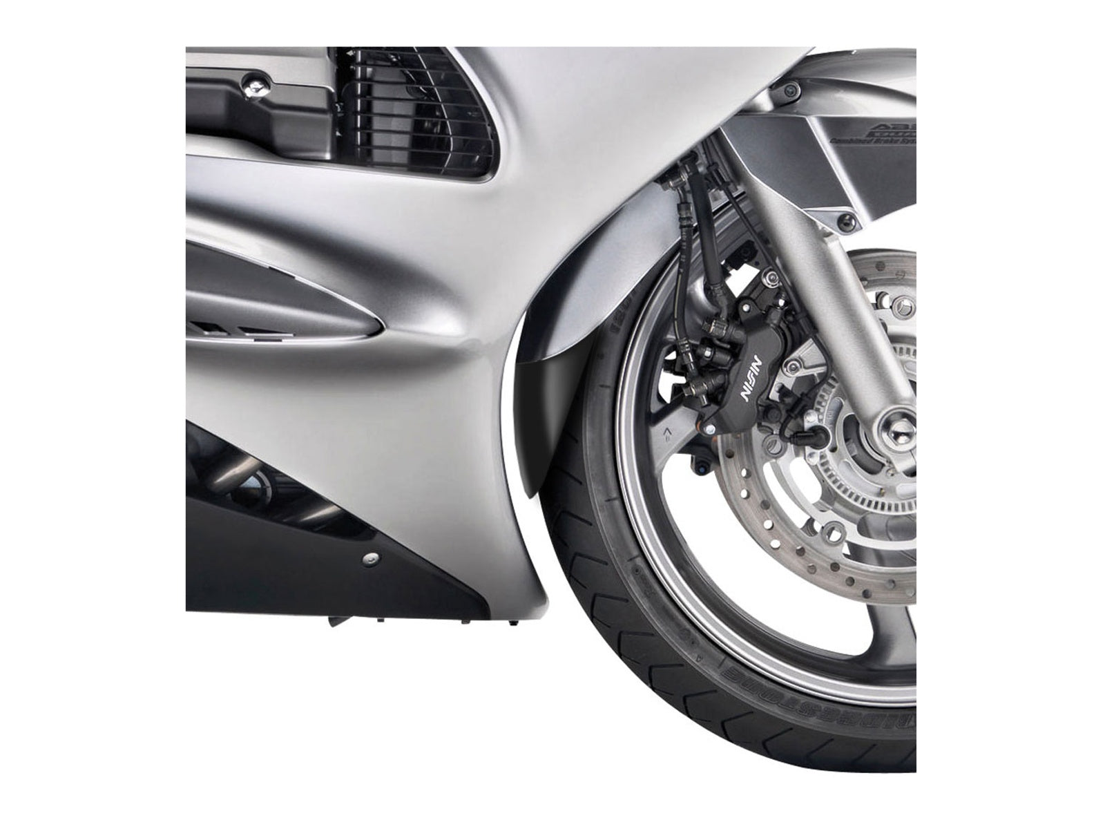 Puig Front Mudguard Extender In Black for Honda Pan European (02-13)