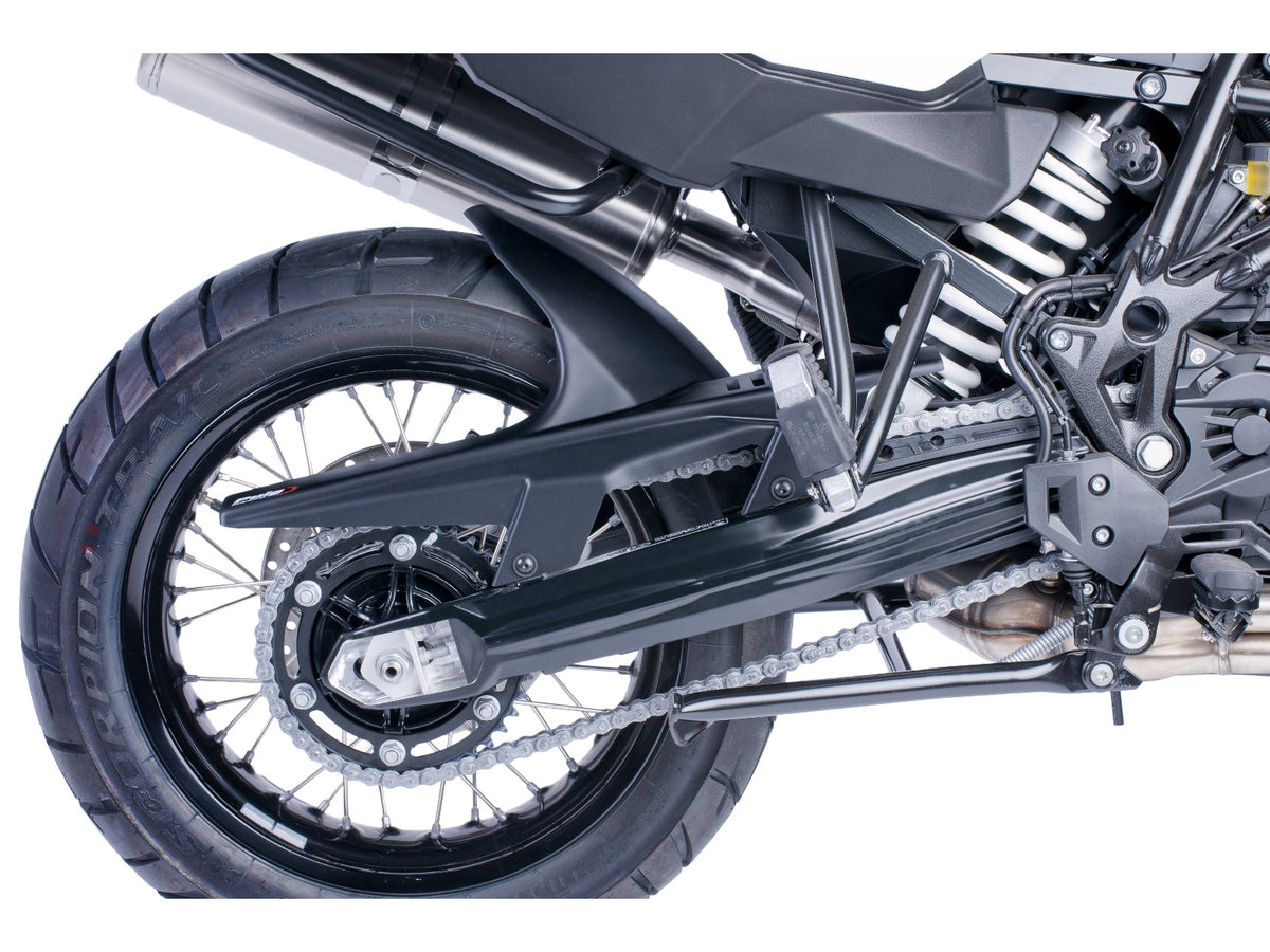 Puig Hugger In Matt Black for BMW F800 GS (08-21)