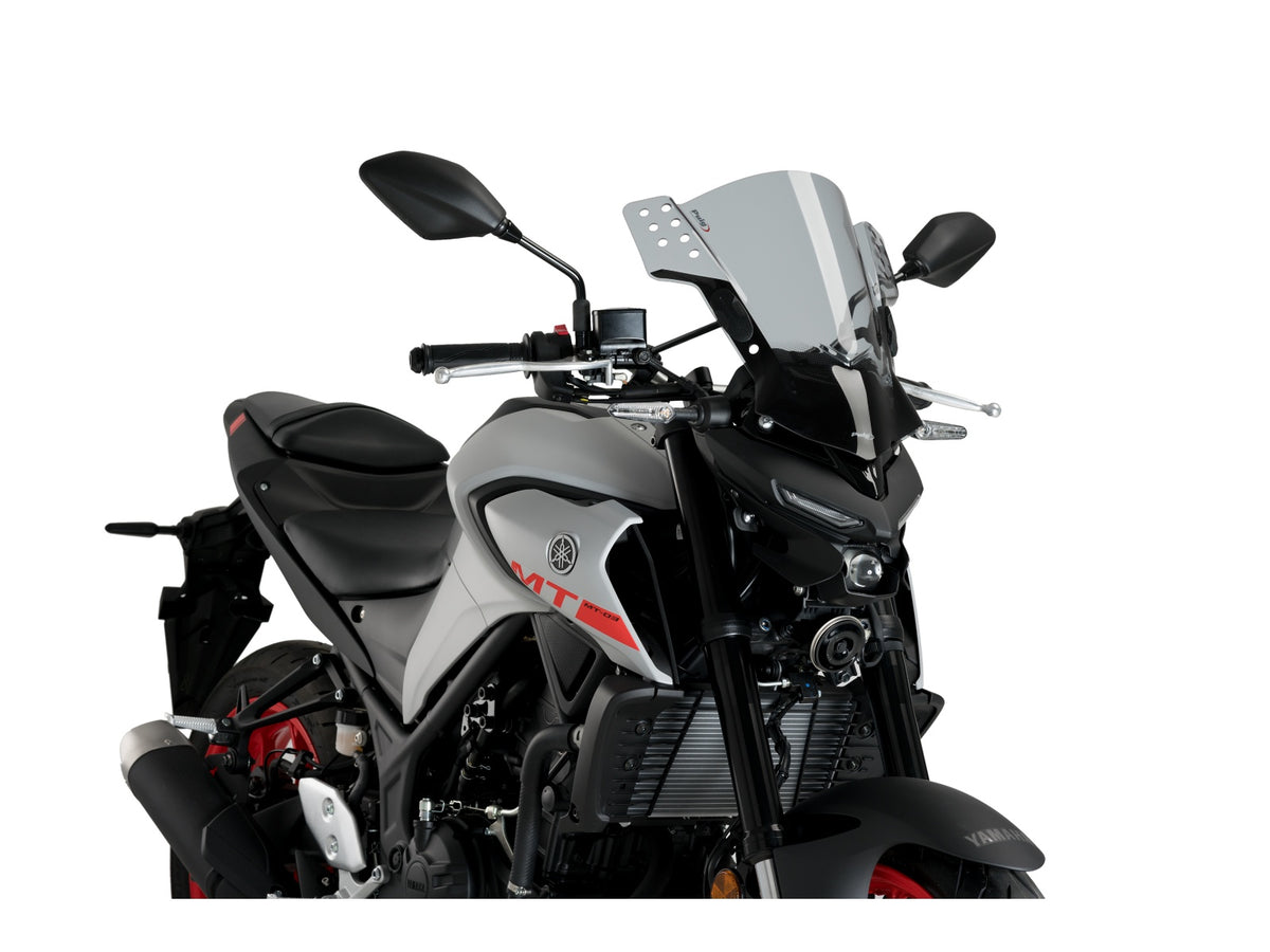 Puig Rafale Screen In Clear for Yamaha MT-03 (06-25) Main image