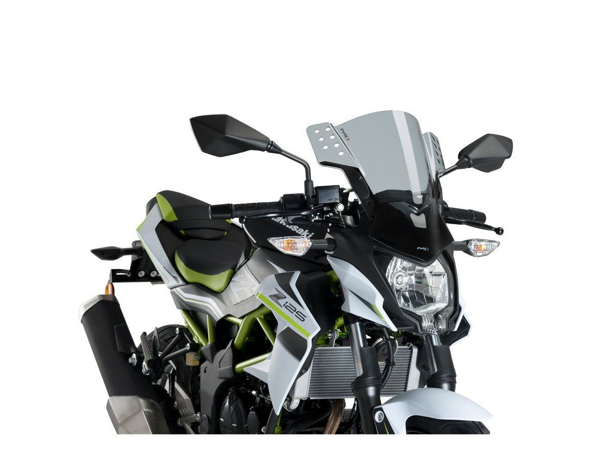 Puig Rafale Screen In Clear for Kawasaki Z125 (19-24) Main image