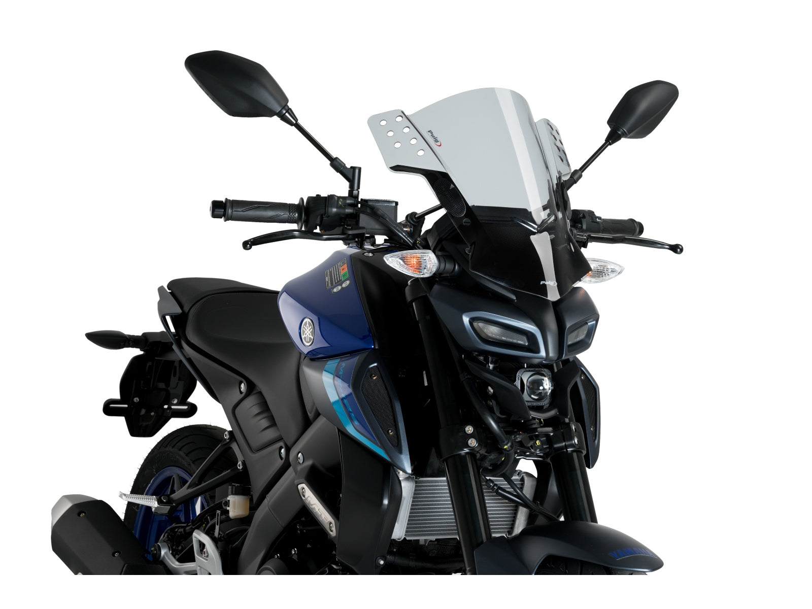 Puig Rafale Screen In Clear for Yamaha MT-125 (15-25)