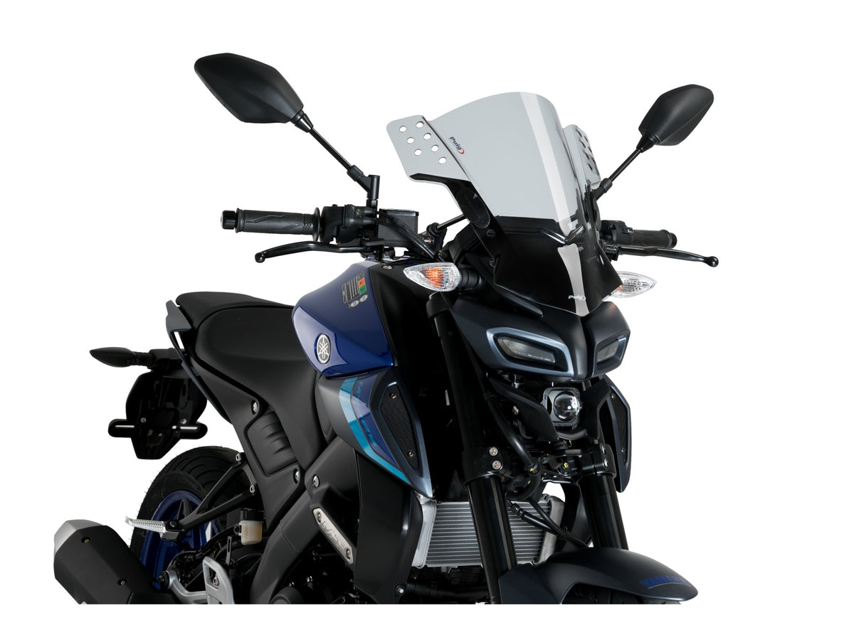 Puig Rafale Screen In Clear for Yamaha MT-125 (15-25)