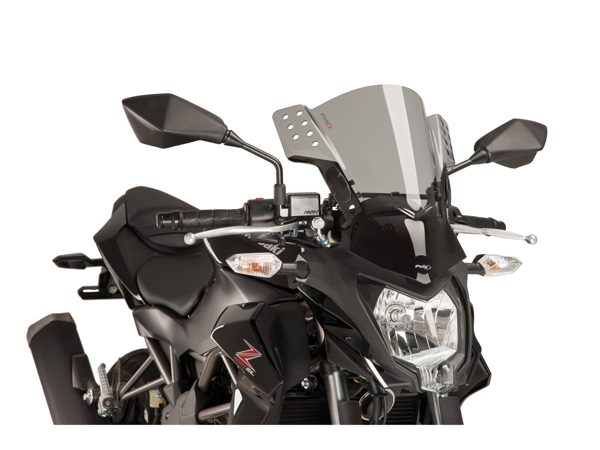 Puig Rafale Screen In Clear for Kawasaki Z250 SL (15-16) Main image