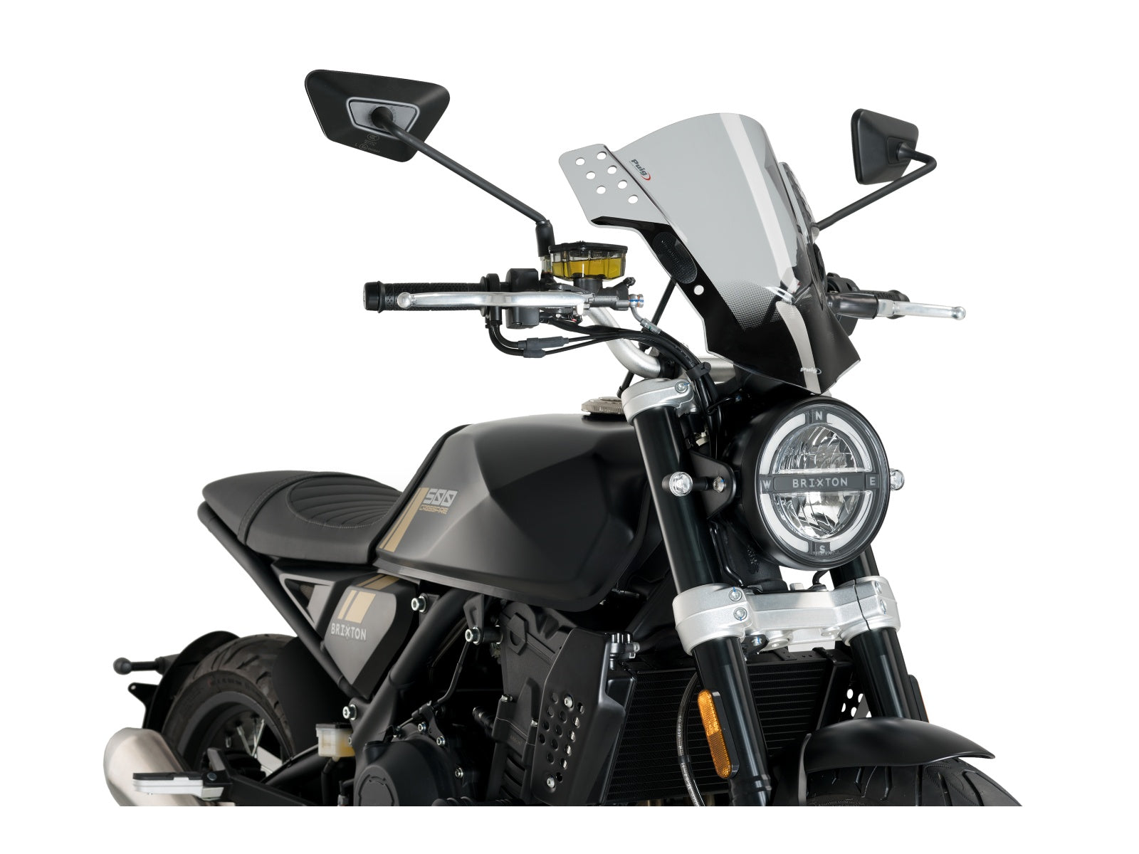 Puig Rafale Screen In Clear for Brixton Crossfire 125 (23-24)