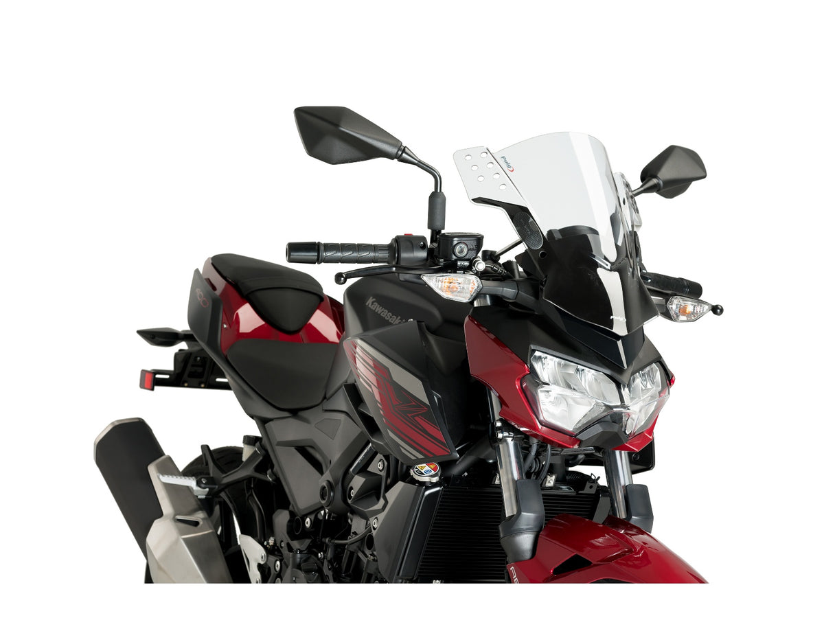 Puig Rafale Screen In Clear for Kawasaki Z400 (19-24) Main image