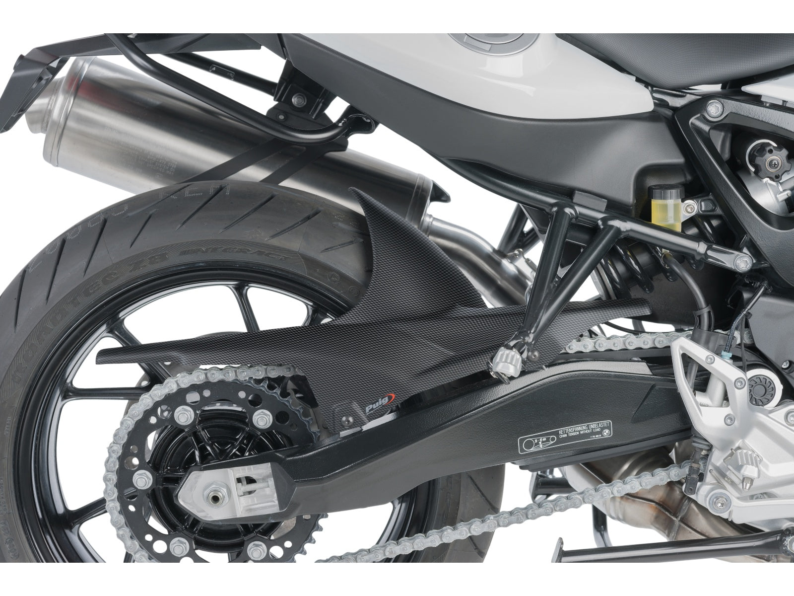 Puig Hugger In Matt Black for BMW F800 R (09-19)